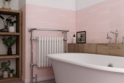 Керамическая плитка Equipe Arrow Blush Pink настенная 5х25 см-1