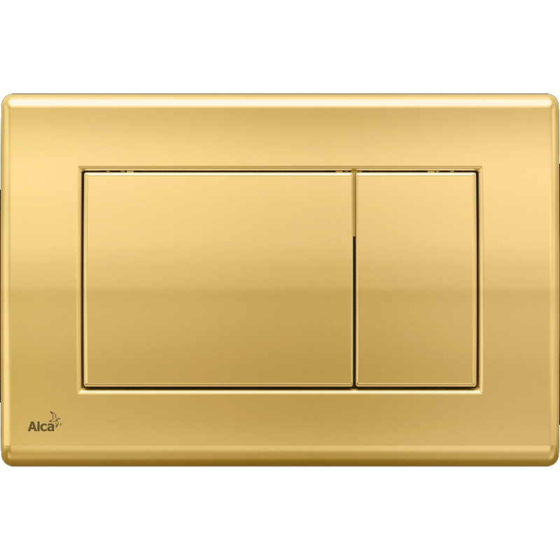 Клавиша смыва Alcaplast Basic M275 Золото клавиша смыва alcaplast m675 золото