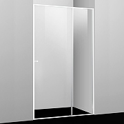 Душевая дверь WasserKRAFT Rhin 120 44S05 профиль Белый стекло прозрачное-5