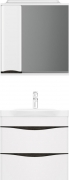 Комплект мебели для ванной AM.PM Like 65 L подвесной Белый/венге-1