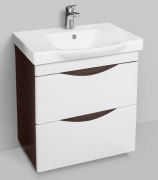Комплект мебели для ванной AM.PM Like 65 L подвесной Белый/венге-2