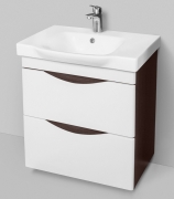 Комплект мебели для ванной AM.PM Like 65 R подвесной Белый/венге-3