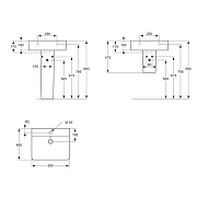 Раковина Ideal Standard Connect Cube 55 E784401 Euro White-6