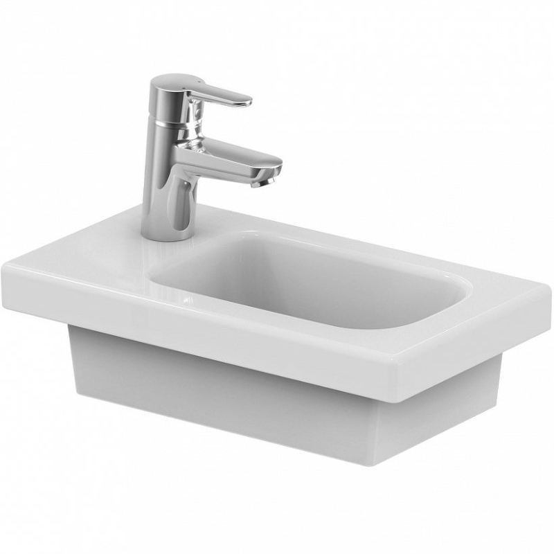 Раковина Ideal Standard Connect Space 45 L E136201 Euro White раковина ideal standard connect air vanity 104 e027401 euro white
