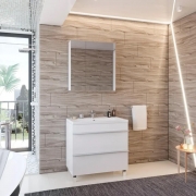 Комплект мебели для ванной Sanstar Фостер 70 58.1-1.4.1.+39.1-2.4.1.+Фостер 700 Белый-1