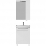 Комплект мебели для ванной Sanstar Лайн 60 131.1-1.5.1.+131203S0011B0+143.1-2.5.1. Белый