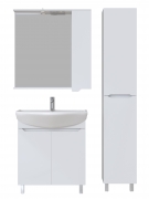 Комплект мебели для ванной Sanstar Лайн 70 132.1-1.5.1.+1WH207776+145.1-2.5.1. Белый-3