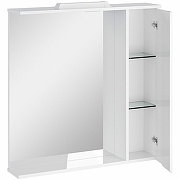 Зеркало со шкафом Sanstar Bianco 80 152.1-2.5.1. с подсветкой Белое-2