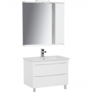 Комплект мебели для ванной Sanstar Smile 80 164.1-1.5.1.+640177+160.1-2.5.1. Белый