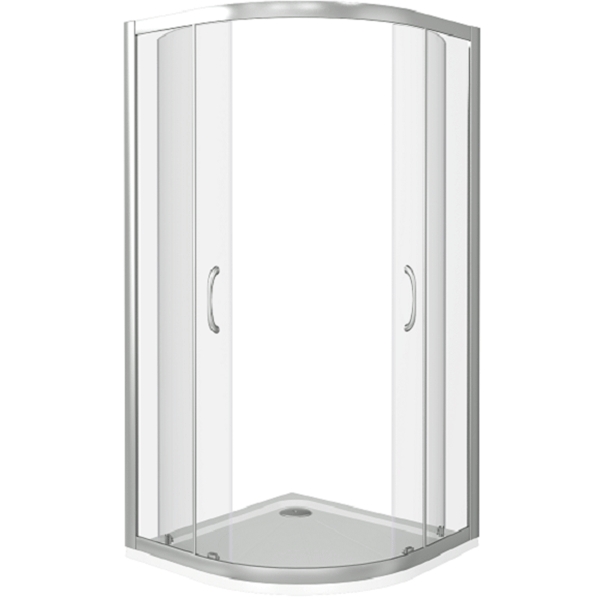 Душевой уголок Good Door Neo R-100-С-CH 100х100 профиль Хром стекло прозрачное цена и фото