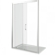 Душевая дверь в нишу Good Door Neo WTW-110-C-CH 110х185 профиль Хром стекло прозрачное