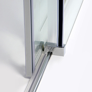 Душевая дверь WasserKRAFT Dinkel 130 58R30 профиль Хром стекло прозрачное-5