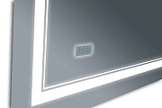 Зеркало Бриклаер Эстель-2 100 4627125414312 с подсветкой с бесконтактным выключателем и часами-2