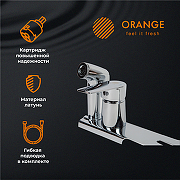 Гигиенический душ со смесителем Orange Sofi M43-831cr Хром-5