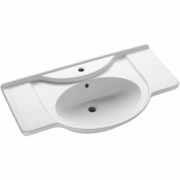 Комплект мебели для ванной Opadiris Клио 70 Белый матовый со светильником Рустика Хром-6