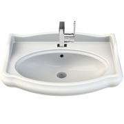 Комплект мебели для ванной Opadiris Лоренцо 80 Белый матовый со светильником Изабель Бронза-5