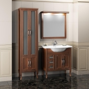 Комплект мебели для ванной Opadiris Мираж 80 Светлый орех-3