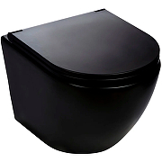Унитаз WeltWasser Merzbach 004 MT-BL 10000003695 подвесной Черный матовый с сиденьем Микролифт-1