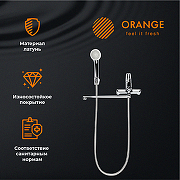 Смеситель для ванны Orange Sofi 2.0 M46-211cr универсальный Хром-9