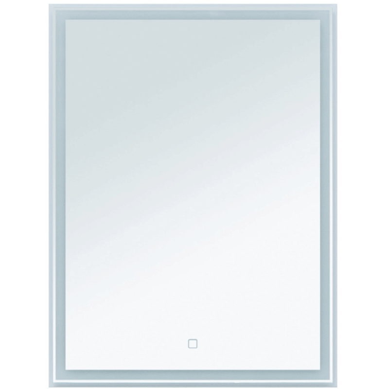 Зеркало Aquanet Nova Lite 60 242620 с подсветкой Белое комплект мебели для ванной aquanet nova 60 246279 подвесной белый глянец