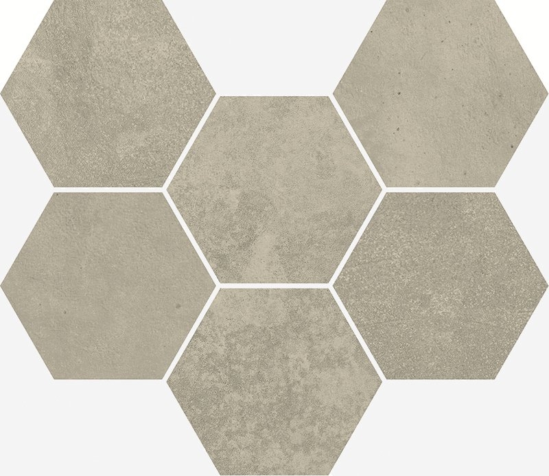 Керамическая мозаика Italon Terraviva Hexagon Greige 620110000108 30х30 см