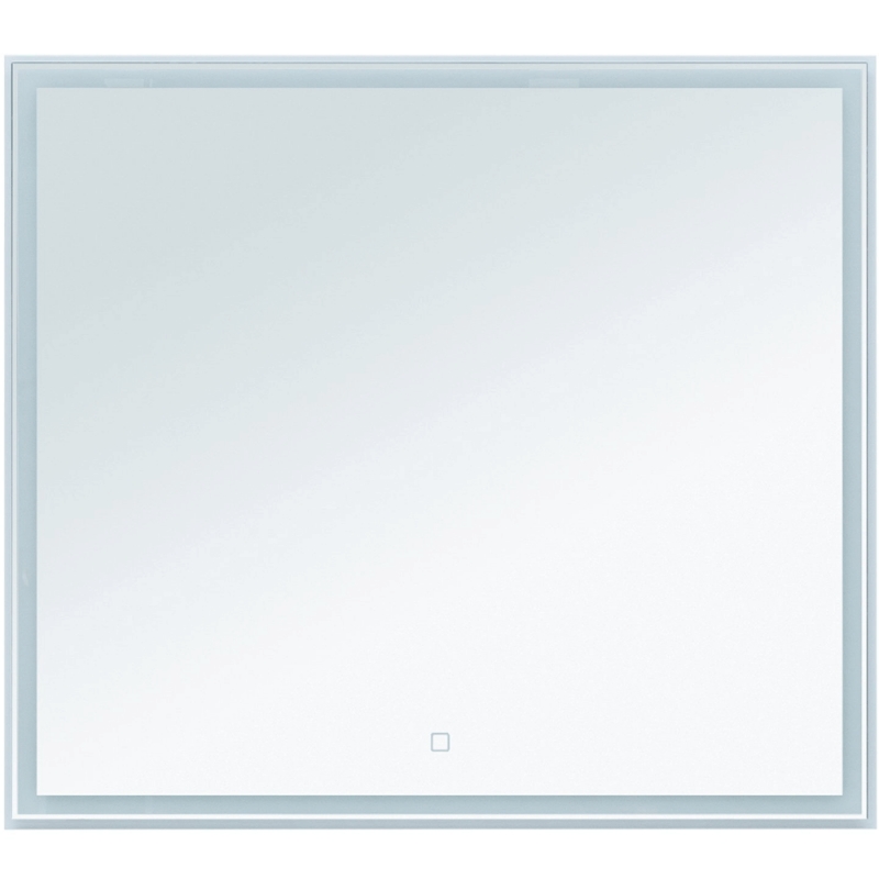 Зеркало Aquanet Nova Lite 90 242264 с подсветкой Белое комплект мебели для ванной aquanet nova lite 60 302532 подвесной белый глянец