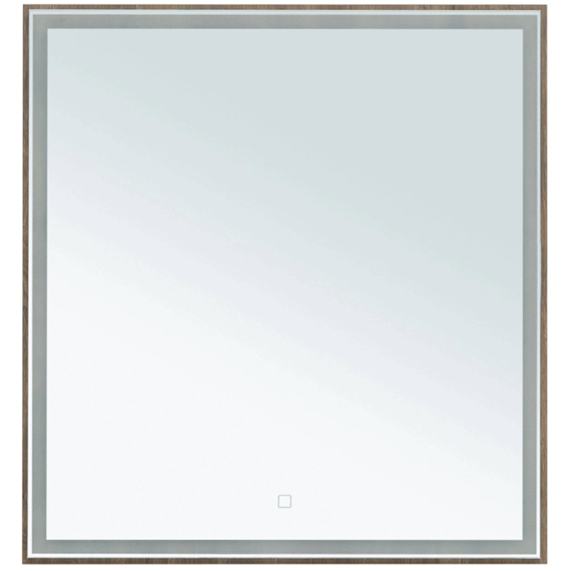 Зеркало Aquanet Nova Lite 75 249513 с подсветкой Дуб рустикальный зеркало для ванной комнаты зов женева дуб медовый 60