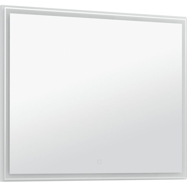 Зеркало Aquanet Nova Lite 100 242622 с подсветкой Белое комплект мебели для ванной aquanet nova lite 60 302532 подвесной белый глянец