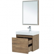 Комплект мебели для ванной Aquanet Nova Lite 60 254215 подвесной Дуб рустикальный-7