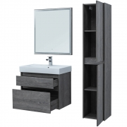 Комплект мебели для ванной Aquanet Nova Lite 60 242920 подвесной Дуб рошелье-8