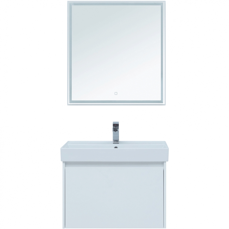 Комплект мебели для ванной Aquanet Nova Lite 75 242296 подвесной Белый комплект мебели для ванной aquanet нота 75 231060 подвесной белый глянец