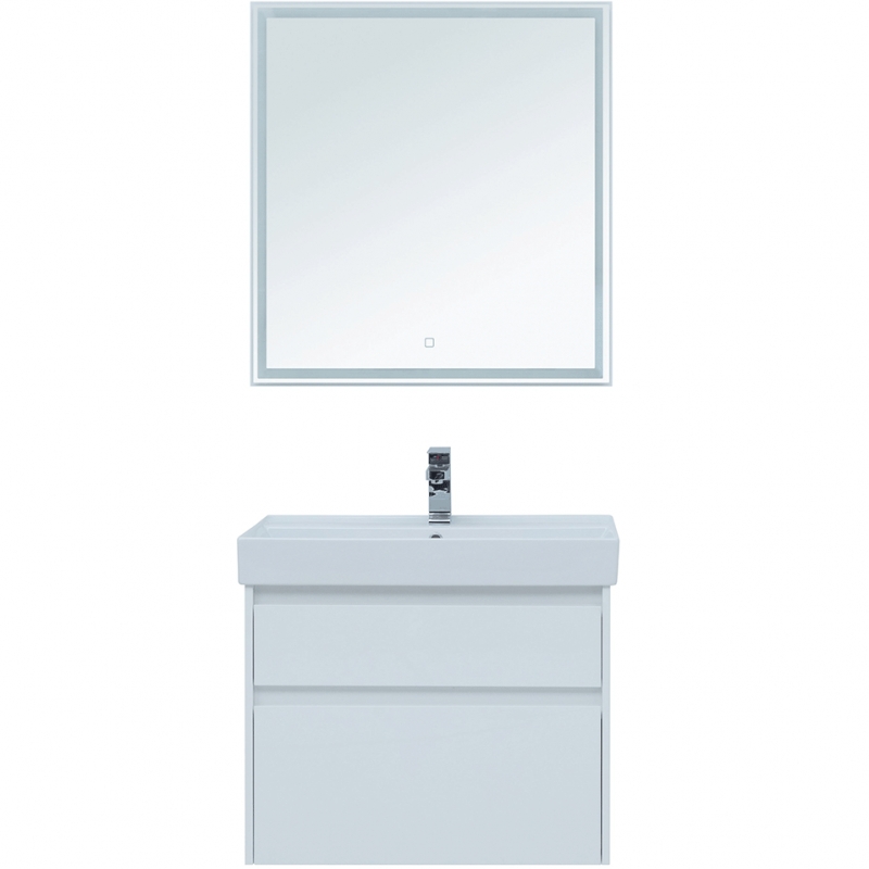 Комплект мебели для ванной Aquanet Nova Lite 75 242903 подвесной Белый комплект мебели для ванной aquanet августа 75 287683 подвесной белый