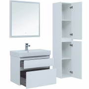 Комплект мебели для ванной Aquanet Nova Lite 75 242903 подвесной Белый-11