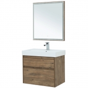 Комплект мебели для ванной Aquanet Nova Lite 75 254218 подвесной Дуб рустикальный-6