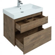 Комплект мебели для ванной Aquanet Nova Lite 75 254218 подвесной Дуб рустикальный-5
