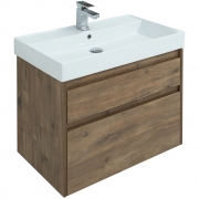 Комплект мебели для ванной Aquanet Nova Lite 75 254218 подвесной Дуб рустикальный-4