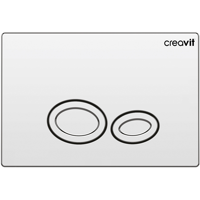 Клавиша смыва Creavit Drop GP2004.00 Хром глянцевая поручень для унитаза creavit tb110 хром