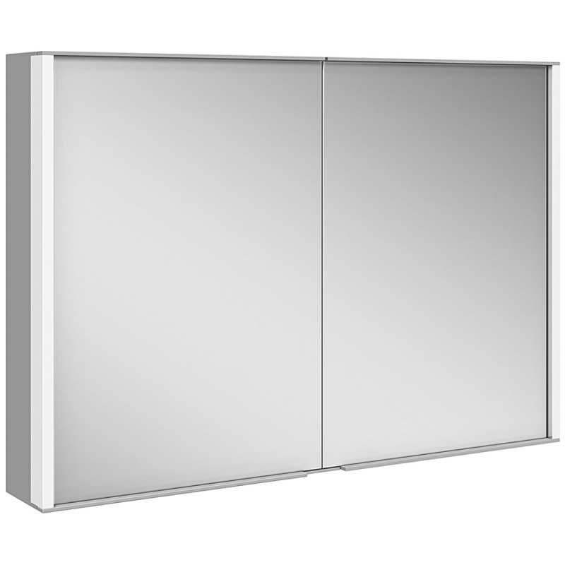 Зеркальный шкаф Keuco Royal Match 100 12803 171301 с подсветкой Серебрянный цена и фото