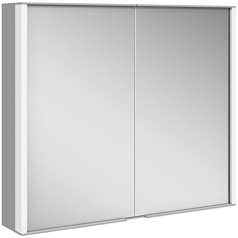 Зеркальный шкаф Keuco Royal Match 80 12802 171301 с подсветкой Серебрянный цена и фото