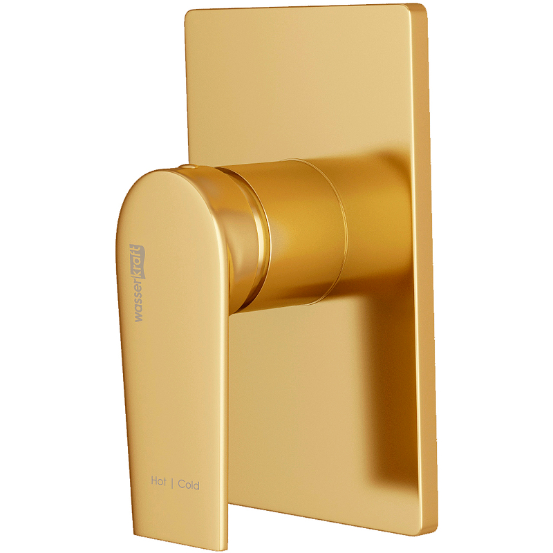 Смеситель для душа WasserKRAFT Aisch 5551 Золото матовое смеситель для ванны wasserkraft aisch 5501 золото матовое