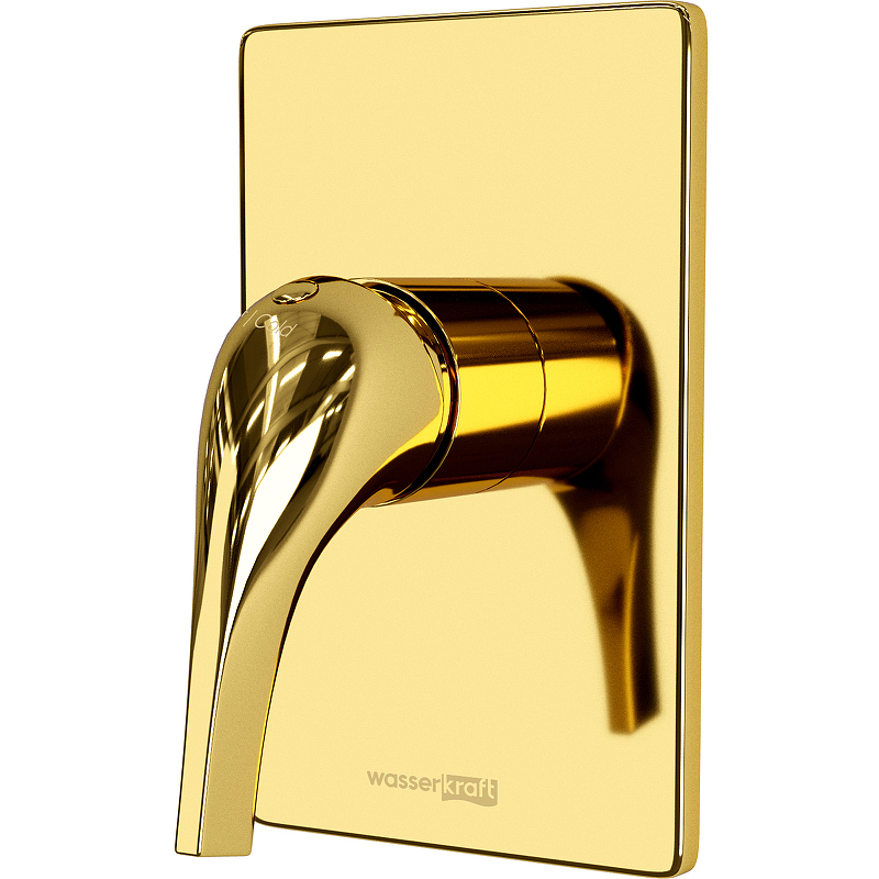 Смеситель для душа WasserKRAFT Sauer 7151 Золото смеситель для ванны wasserkraft sauer 7101 золото