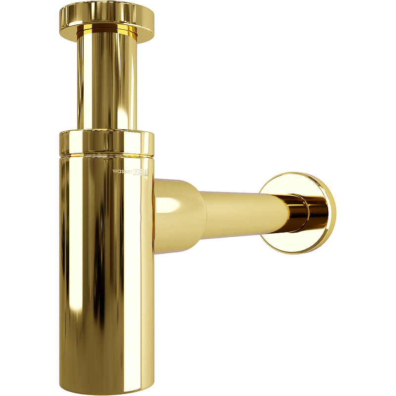 Сифон для раковины WasserKRAFT Sauer A173 Золото смеситель для раковины wasserkraft sauer 7103h золото
