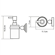 Дозатор для жидкого мыла WasserKRAFT Regen K-6999 Хром-2