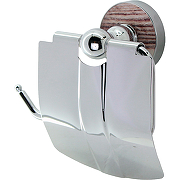 Держатель туалетной бумаги WasserKRAFT Regen K-6925 с крышкой Хром