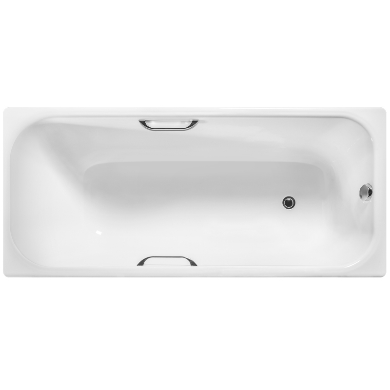 Чугунная ванна Wotte Start 170x75 UR БП-э0001105 с отверстиями для ручек без антискользящего покрытия ванна wotte старт 1700х750х458мм бп э000001104