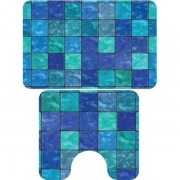 Комплект ковриков Veragio Carpet 68x45 VR.CPT-7200.10 с рисунком Aqua