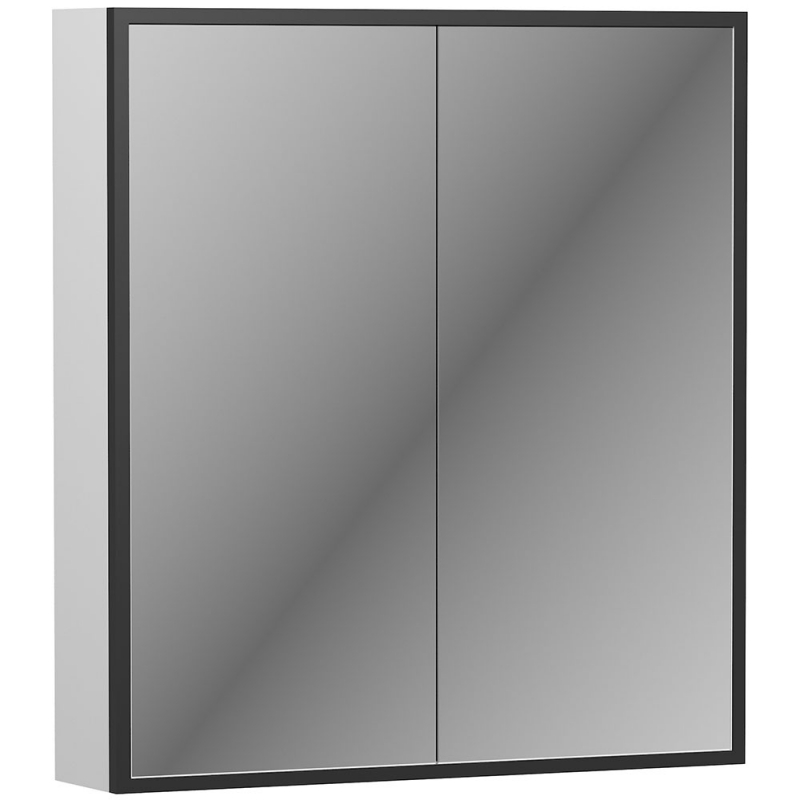 Зеркальный шкаф Corozo Айрон 60 SD-00000392 Белый зеркальный шкаф corozo айрон 70 sd 00000279 серый