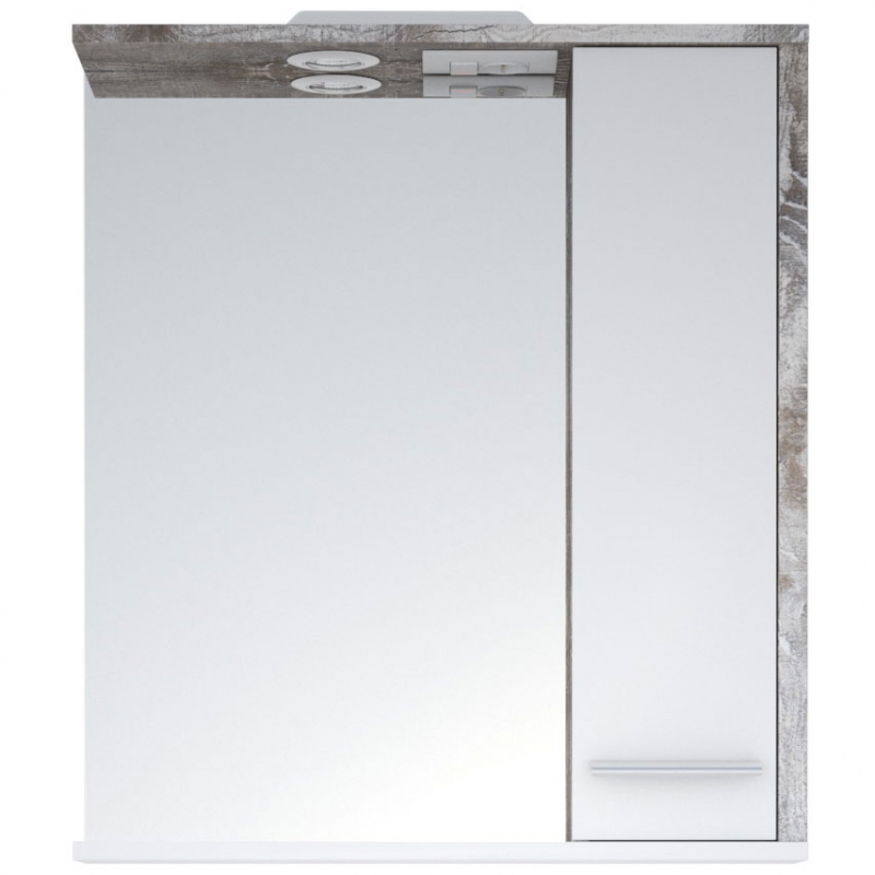 Зеркало со шкафом Corozo Лорена 65 SD-00000296 с подсветкой Антик Белое зеркало со шкафом corozo лорена 65 sd 00000296 с подсветкой антик белое