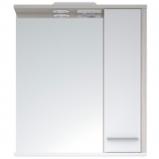 Зеркало со шкафом Corozo Лорена 65 SD-00000295 с подсветкой Лайн Белое