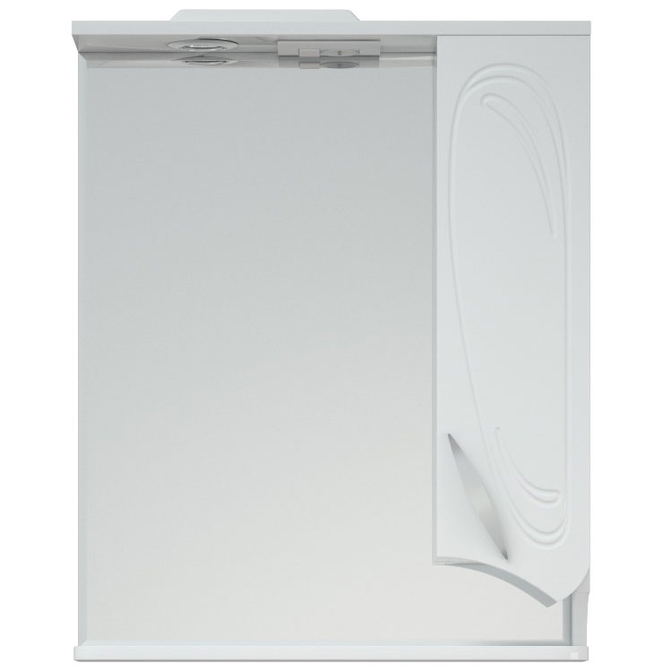 Зеркало со шкафом Corozo Кентис 60 SD-00000288 с подсветкой Белое зеркало со шкафом corozo лорена 65 sd 00000296 с подсветкой антик белое
